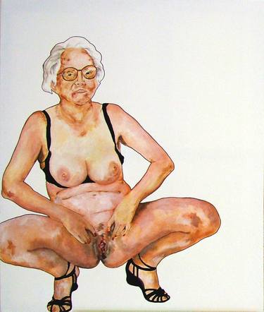Original Erotic Painting by Nurtane Karagil