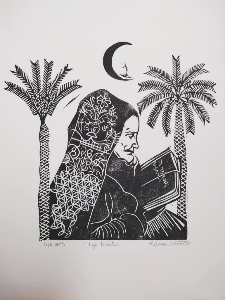 Original Religion Printmaking by Rebecca Cristante