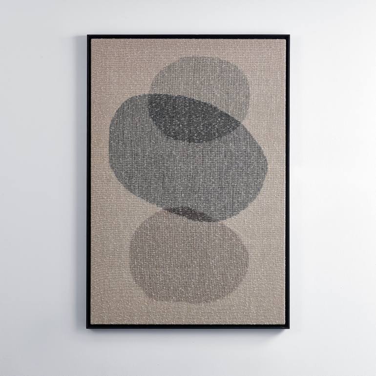 Original Contemporary Abstract Mixed Media by Line Nilsen