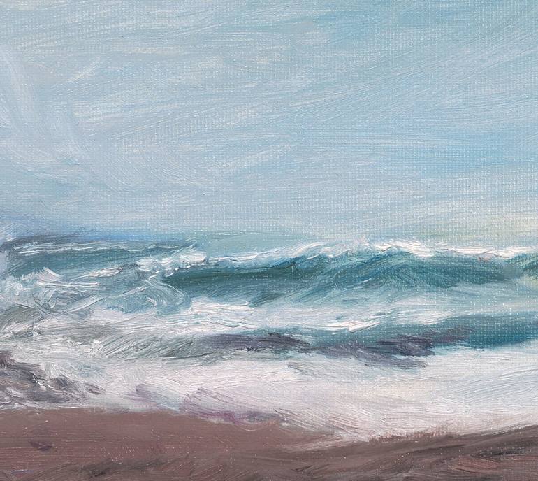 Original Seascape Painting by Zhang Xin