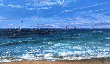 Original Seascape Paintings by Zhang Xin