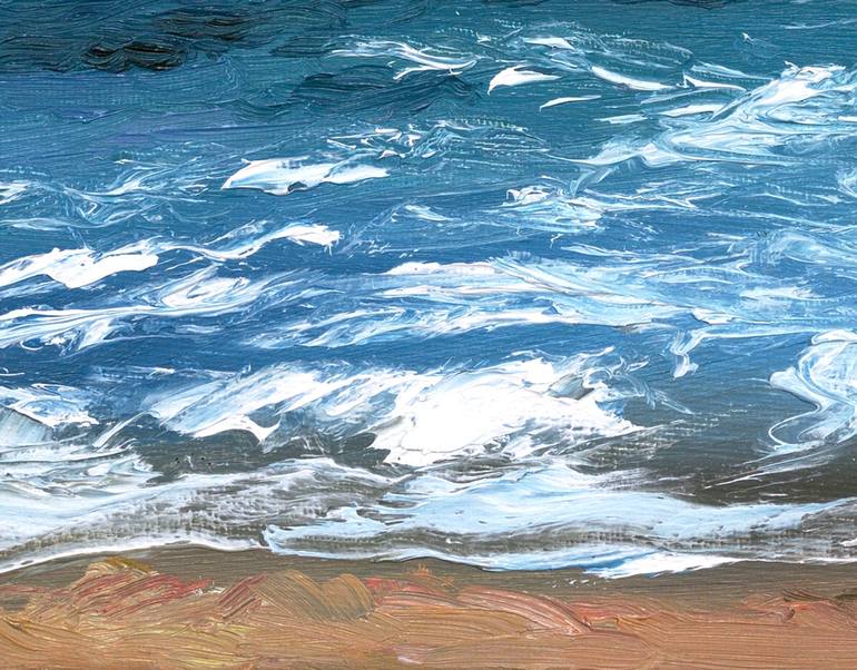 Original Seascape Painting by Zhang Xin
