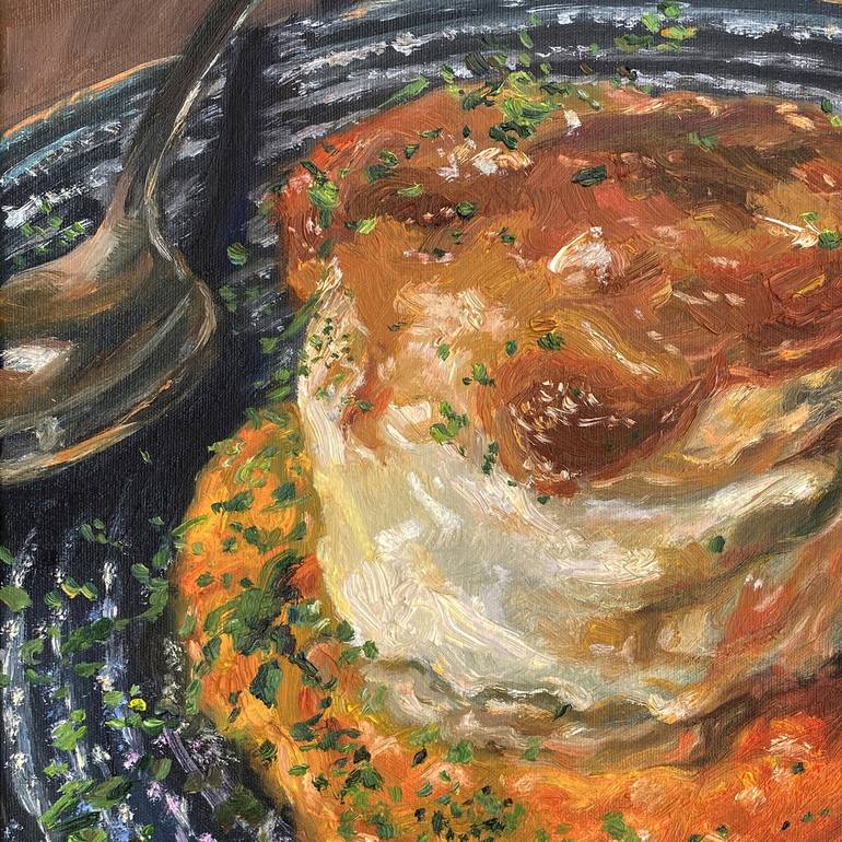 Original Figurative Food & Drink Painting by Zhang Xin