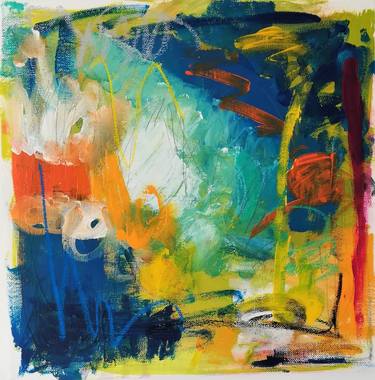 Original Abstract Expressionism Abstract Paintings by Anna Polato
