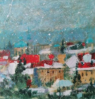 Original Cities Paintings by Nadiia Bolgova