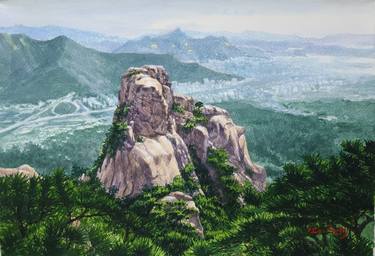 Original Modern Landscape Paintings by Seongbae Shin