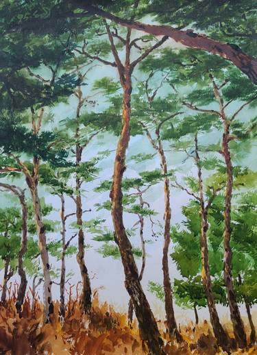 Original Tree Paintings by Seongbae Shin