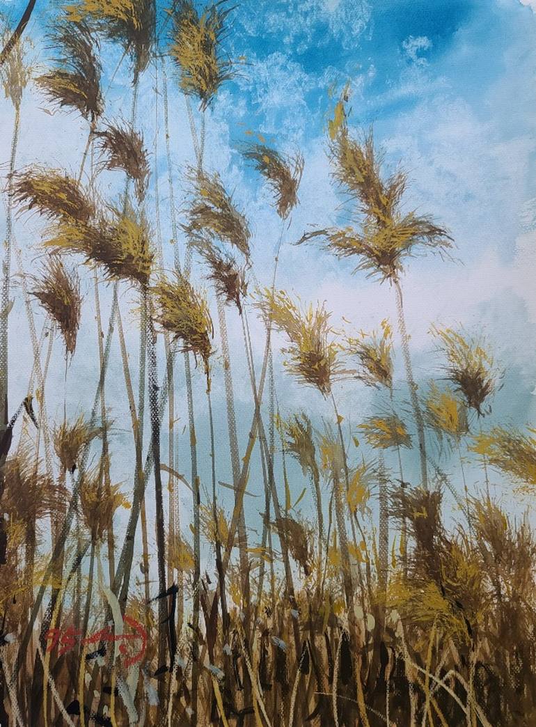 Reeds Painting by Seongbae Shin | Saatchi Art