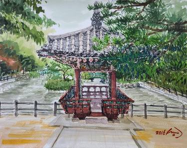 Original Architecture Paintings by Seongbae Shin