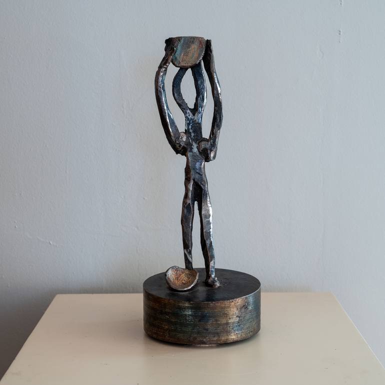 Original Abstract Expressionism Abstract Sculpture by Frederick Goldstein