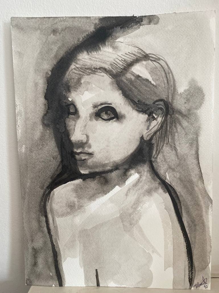 Original Figurative People Drawing by Tony Mentel