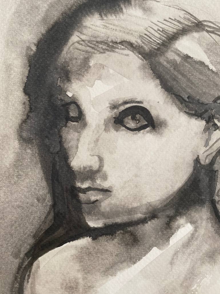 Original Figurative People Drawing by Tony Mentel