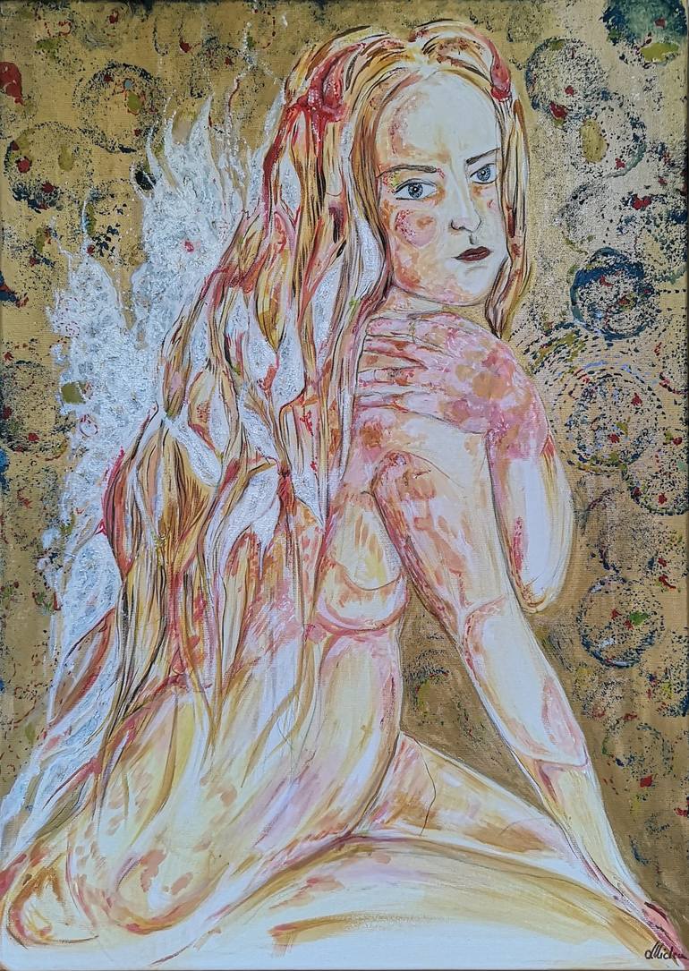 Print of Fine Art Women Paintings by Laura Miclea