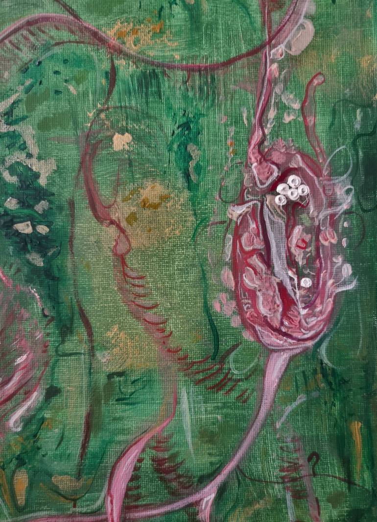 Original Contemporary Botanic Painting by Laura Miclea