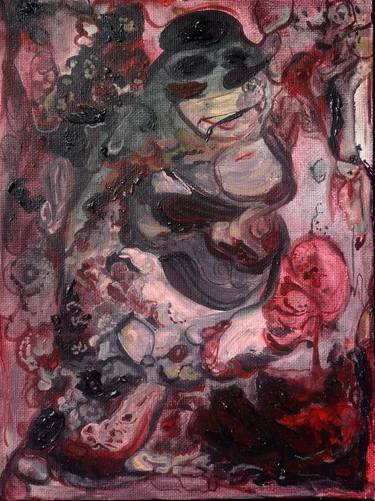 Original Abstract Expressionism Abstract Painting by Laura Miclea