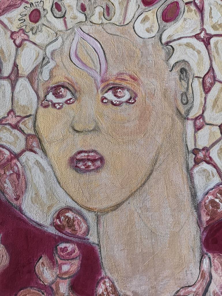 Original Symbolism Fantasy Painting by Laura Miclea