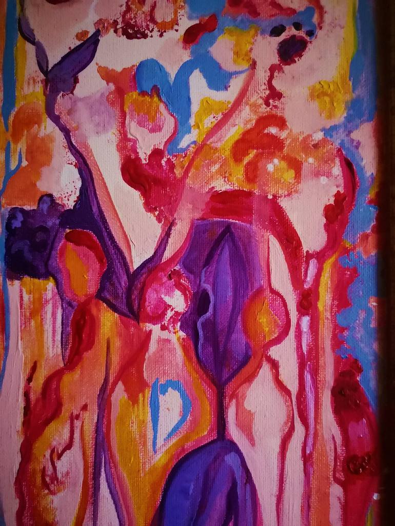 Original Expressionism Abstract Painting by Laura Miclea