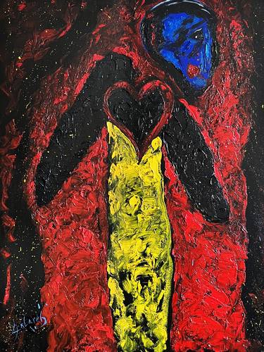 Original Expressionism Love Paintings by G o l a r e h