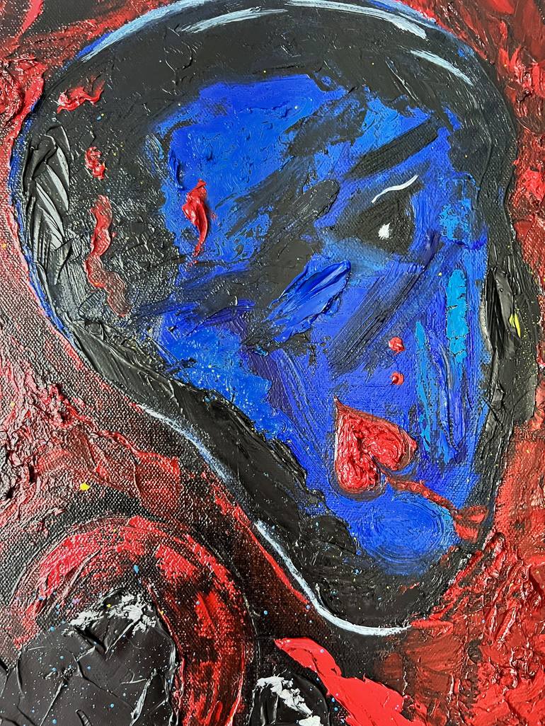 Original Expressionism Love Painting by G o l a r e h