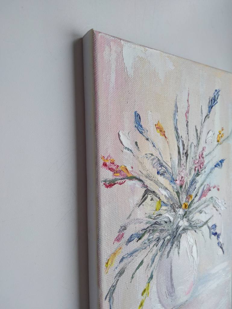 Original Fine Art Floral Painting by Tamara Kaitmazova