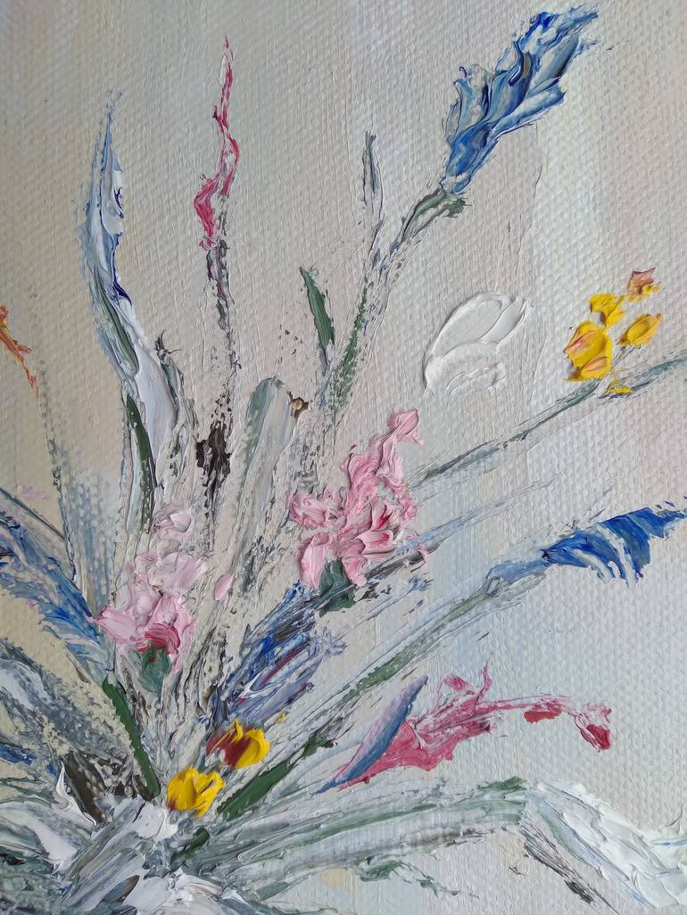 Original Fine Art Floral Painting by Tamara Kaitmazova