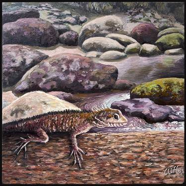 Original Expressionism Animal Painting by Gregory Cliffe