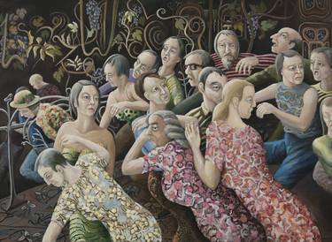 Original Figurative People Painting by Gregory Cliffe