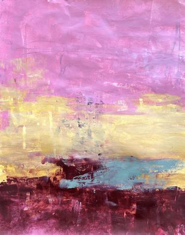 Original Abstract Landscape Paintings by Caroline Folds