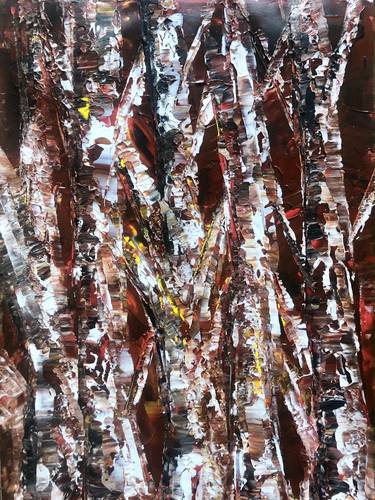 Original Abstract Nature Paintings by Caroline Folds