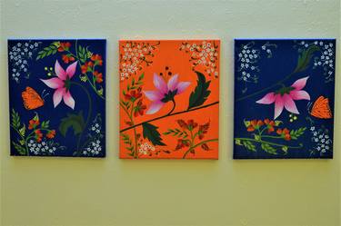 Print of Floral Paintings by Utsav Artwork