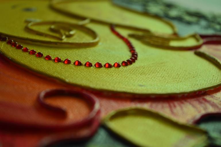 Original Art Deco Religion Painting by Utsav Artwork
