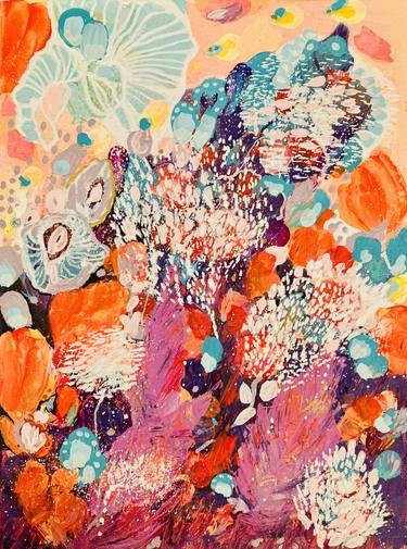 Print of Floral Paintings by zhibek alipour