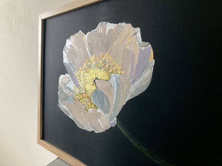 Original Floral Painting by zhibek alipour