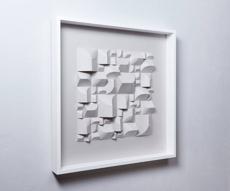 Original Cubism Abstract Collage by LetovBarski ArtLab