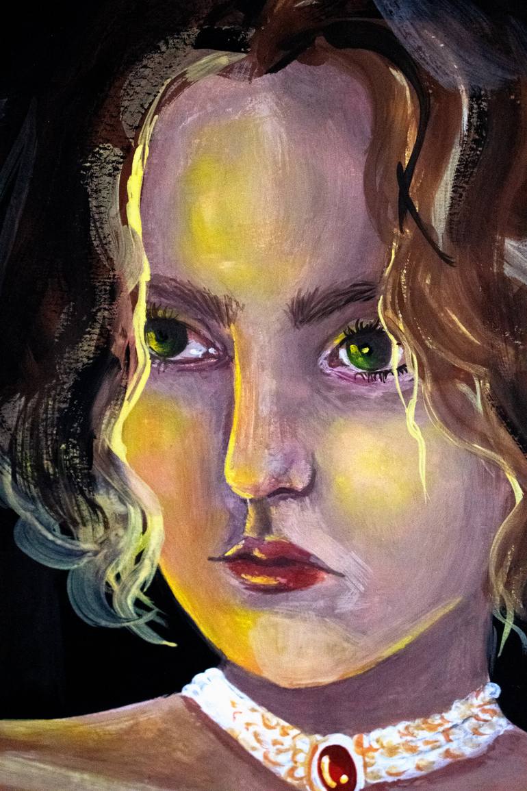 Original Figurative People Painting by Anastasiia Intenberh