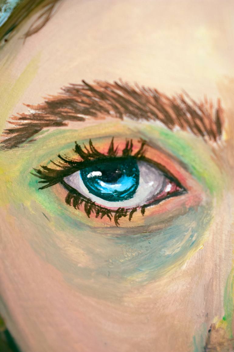 Original Contemporary People Painting by Anastasiia Intenberh