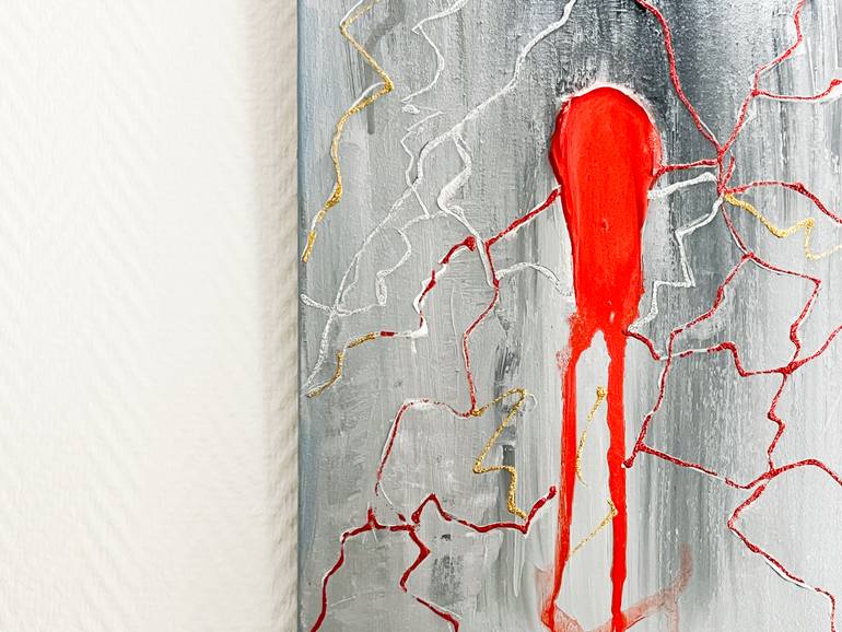 Original Conceptual Abstract Painting by Anastasiia Intenberh