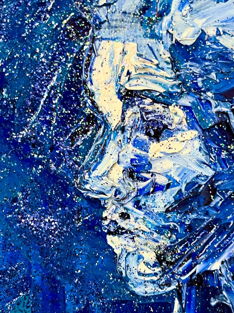 Original Expressionism Women Painting by Anastasiia Intenberh