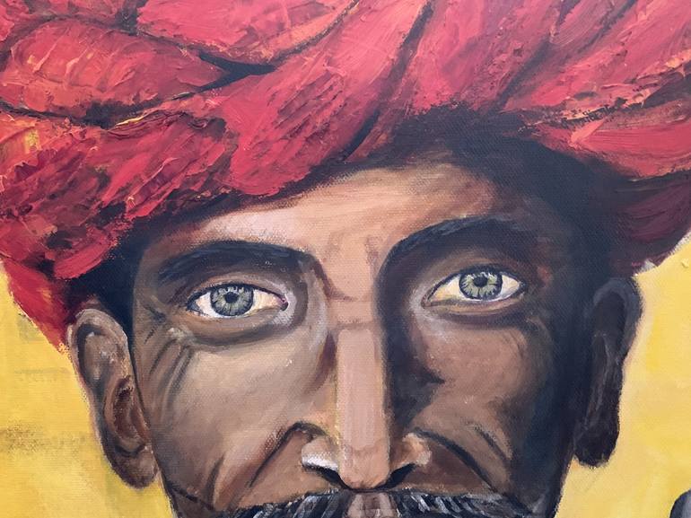 Original Figurative Portrait Painting by Shabri Maheshwari