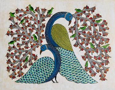 Original Folk Nature Paintings by Shabri Maheshwari