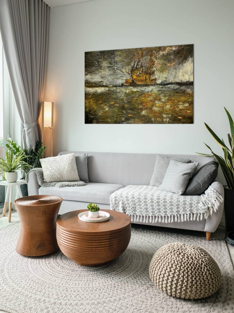 Original Expressionism Abstract Painting by Tamara Haddad