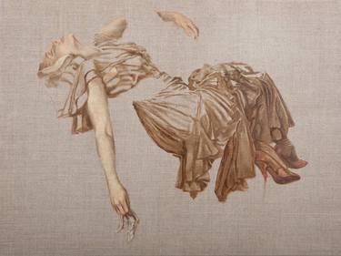 Original Art Deco Nude Paintings by eoin llewellyn
