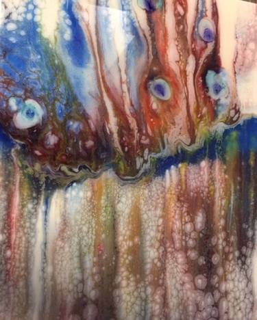 Original Expressionism Abstract Mixed Media by Rebecca Cyphers