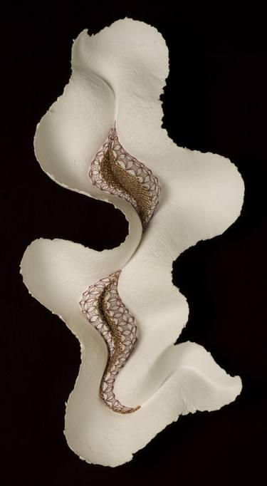 Original Art Deco Abstract Sculpture by Holly Fischer