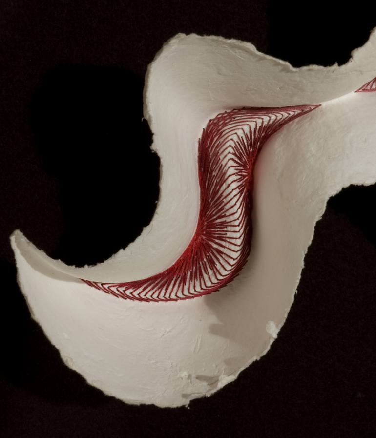 Original Art Deco Abstract Sculpture by Holly Fischer