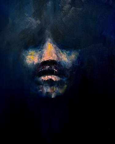 Original Portraiture Abstract Paintings by Luis Yerenas