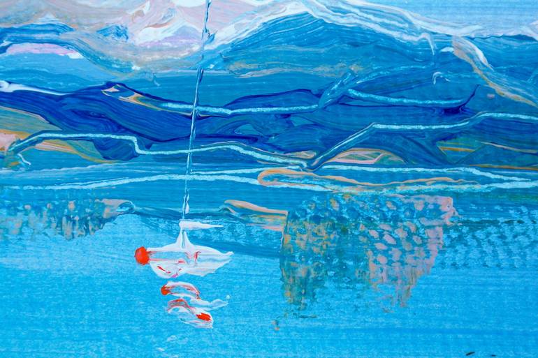 Original Impressionism Seascape Painting by Dina Aseeva