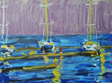 Original Impressionism Seascape Paintings by Dina Aseeva