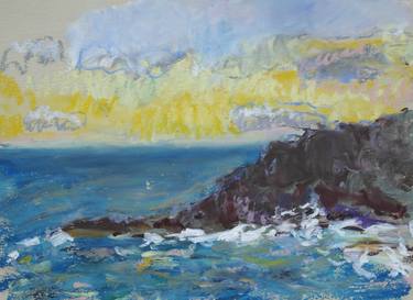 Original Impressionism Seascape Paintings by Dina Aseeva