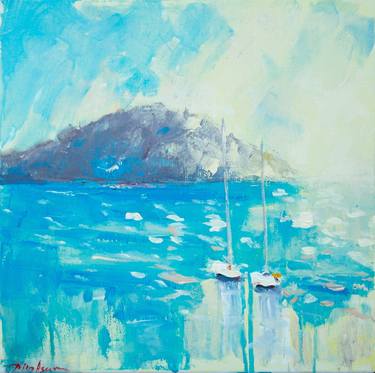 Original Impressionism Seascape Paintings by Dina Aseeva